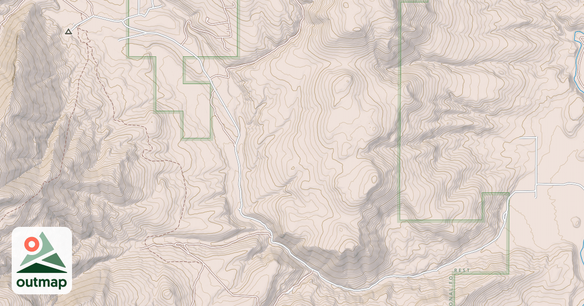 Map of PEBBLE CREEK