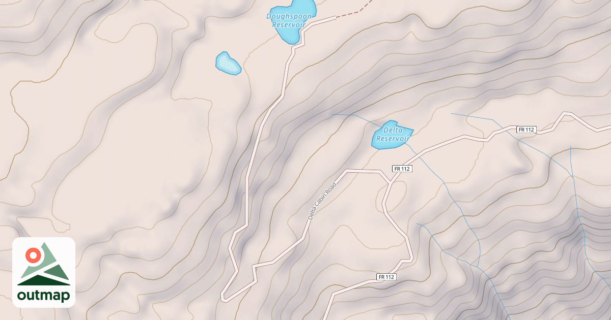 Map of DELTA CABIN