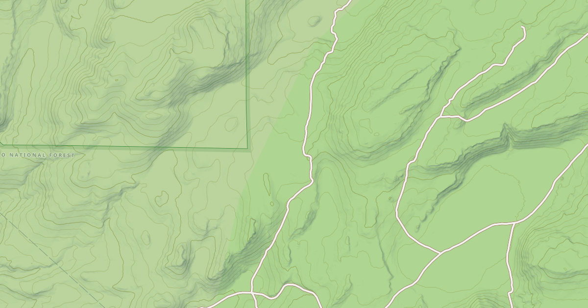 Map preview of USFS Motor Vehicle Use Map Trails 7518