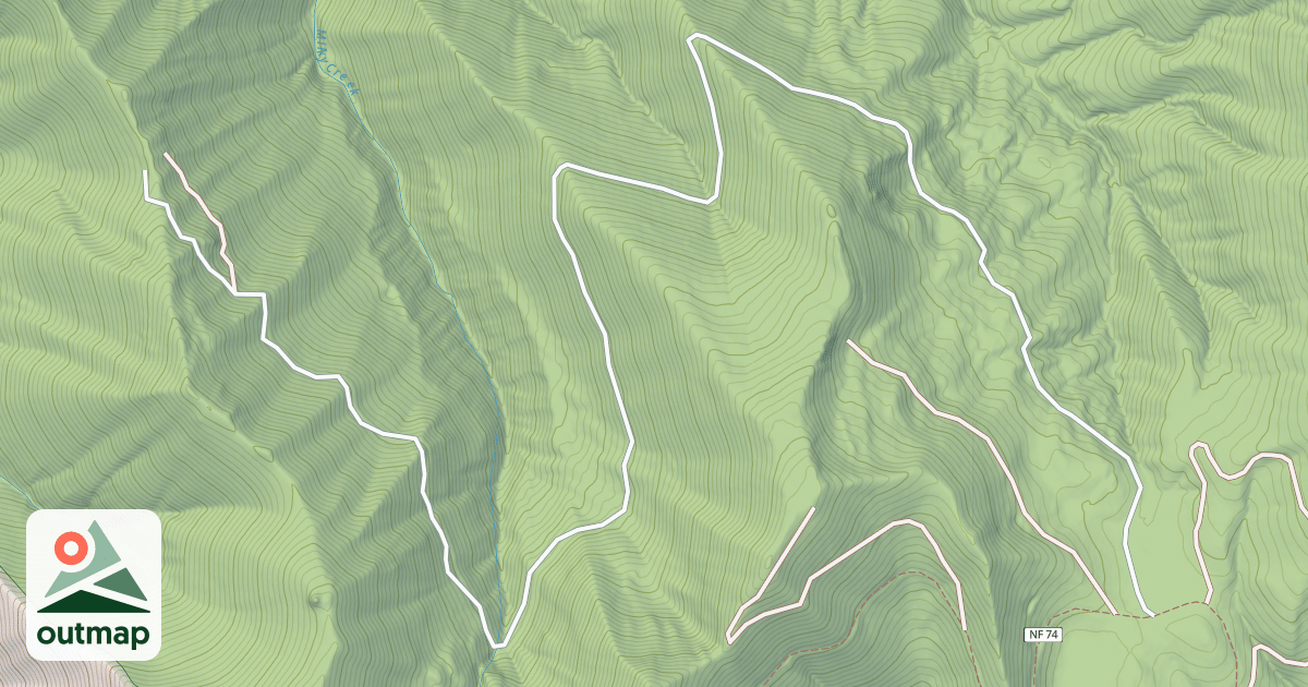 Map of MILKY CREEK