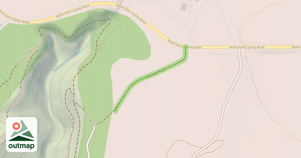Map of Access Trail