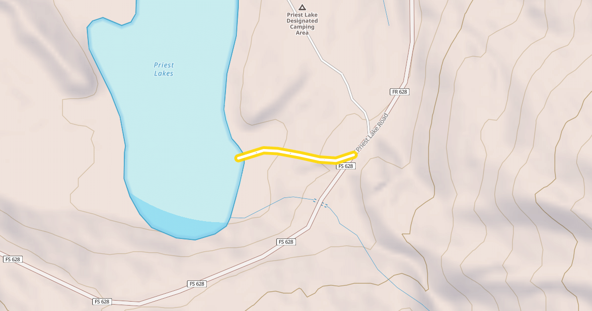 Map preview of Lake Downhill