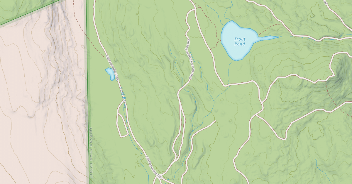 Map preview of Connector Trail