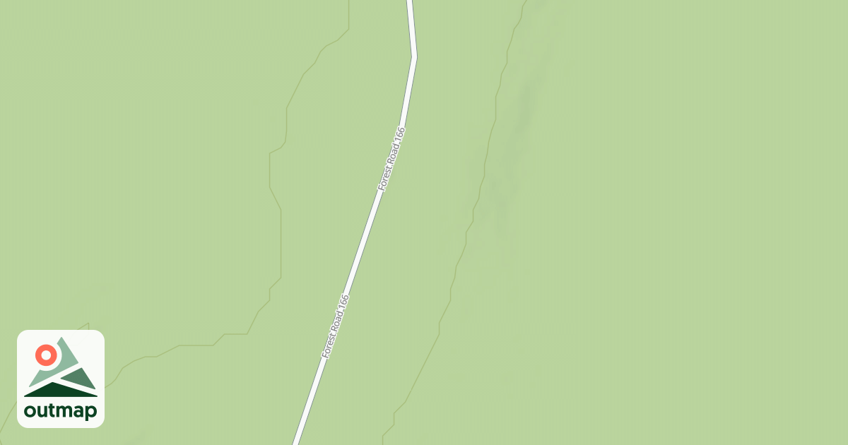 Map of FR 166M