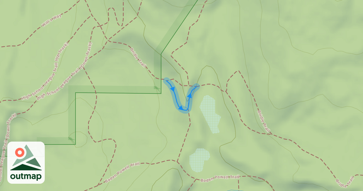 Map of Bridle Trail