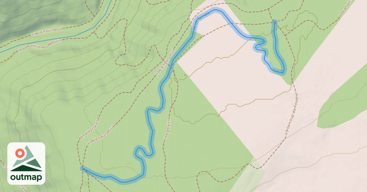 Map of 40 La Spirale