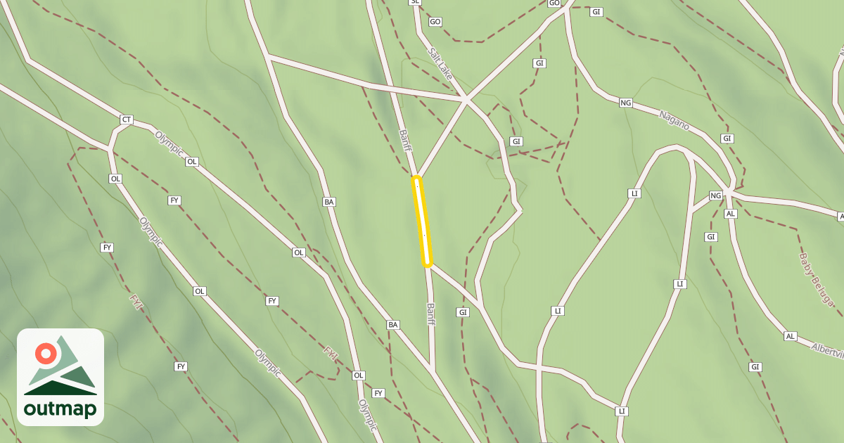 Map of Banff