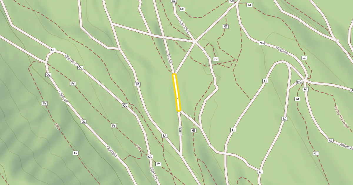 Map preview of Banff