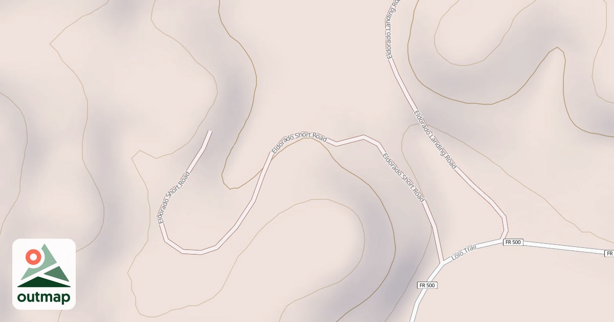 Map of ELDORADO SHORT