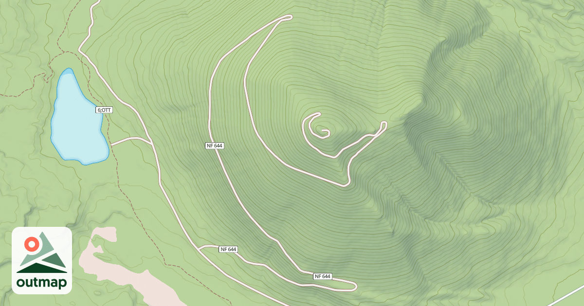 Map of CULTUS MTN