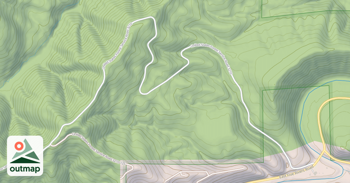 Map of LAKE CREEK