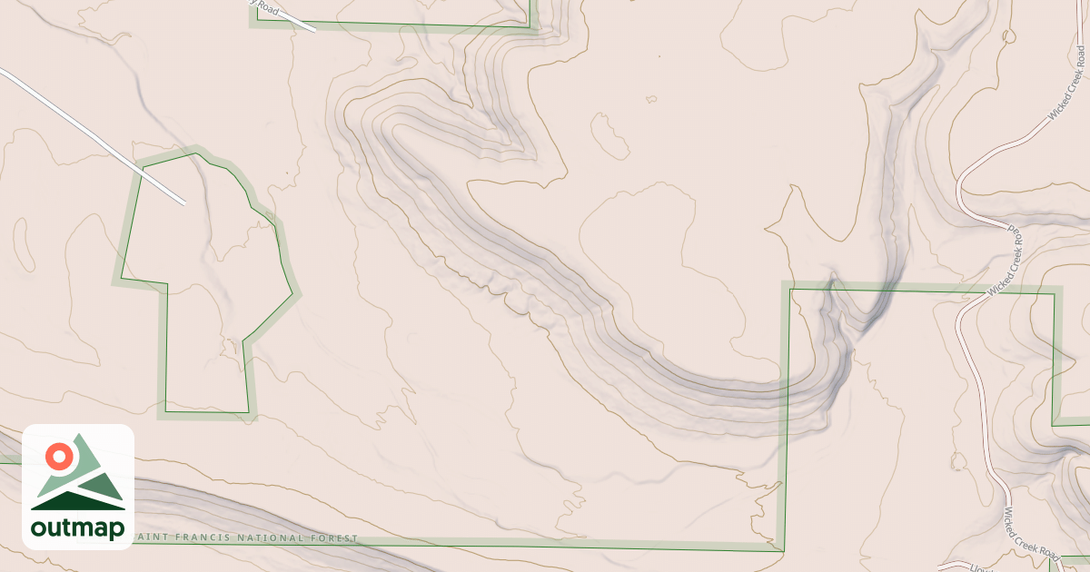 Map of DONATHAN RIDGE