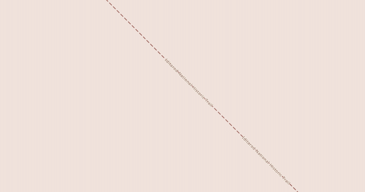 Map preview of Willow to Nome Winter Trail