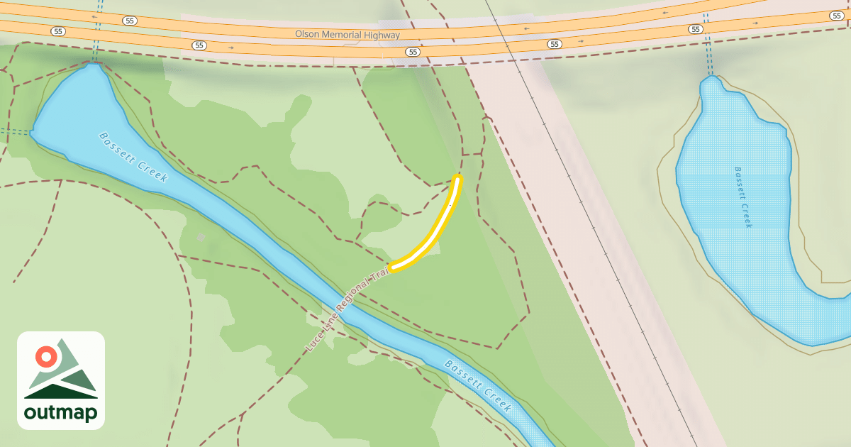 Map of Luce Line Regional Trail