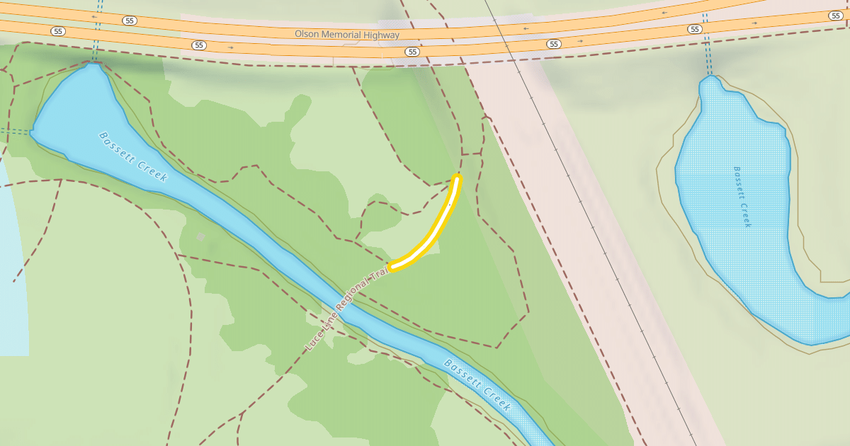 Map preview of Luce Line Regional Trail