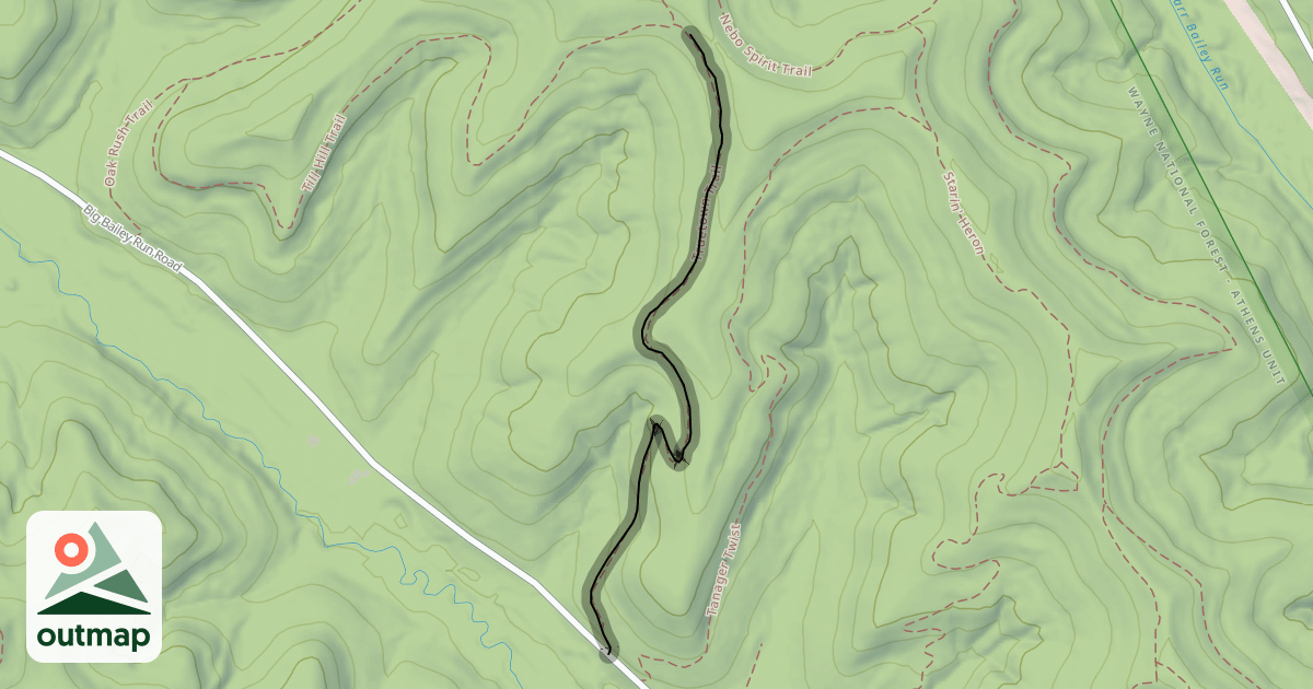 Map of Truetown Trail