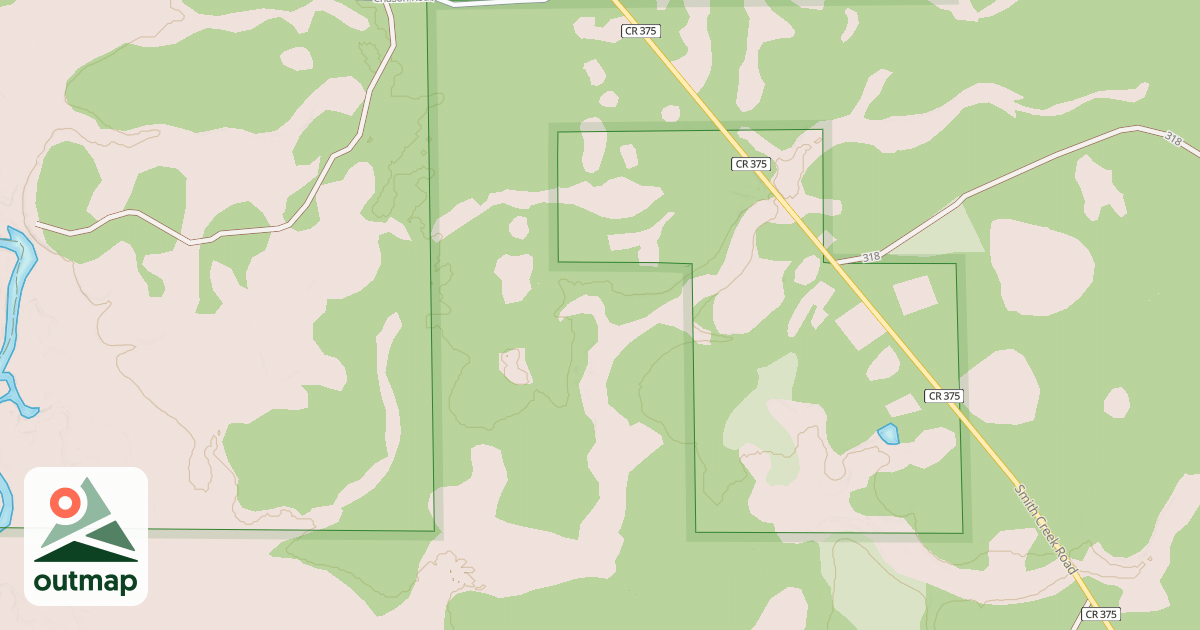 Map of USFS Motor Vehicle Use Map Roads {2C0D7710-812A-4114-927D-3978DA5BD09D}