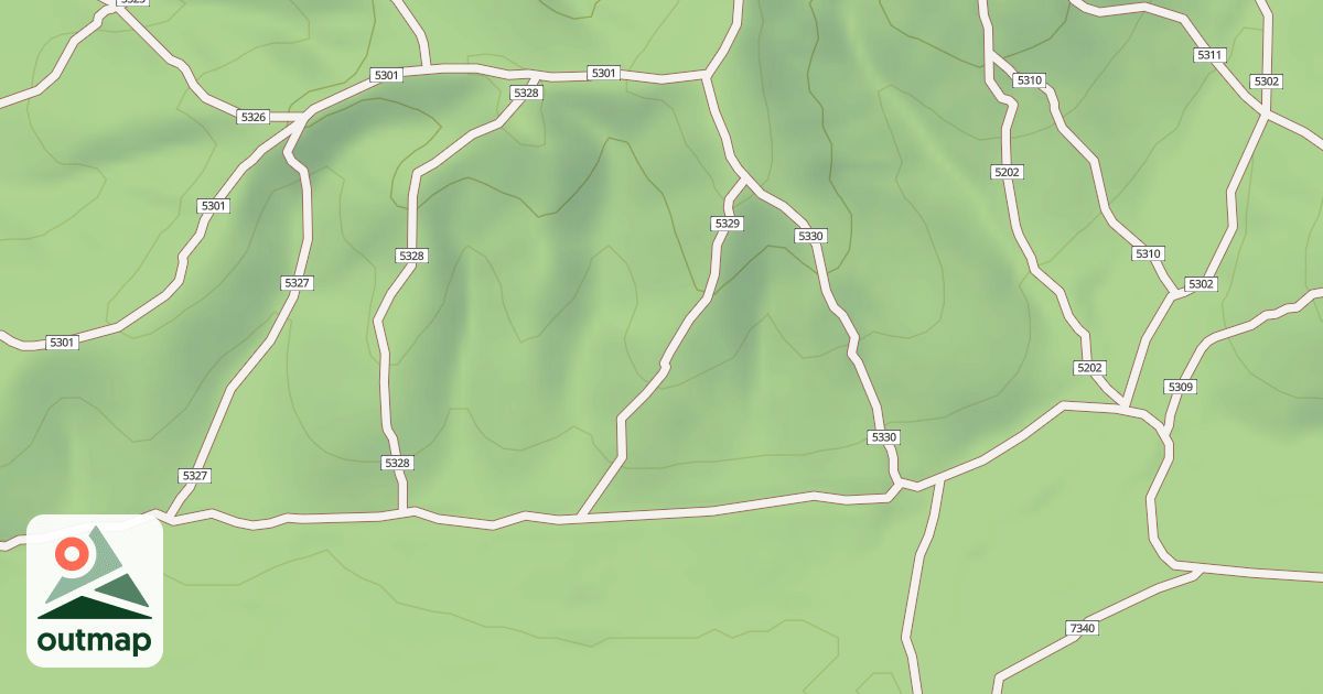 Map of USFS Motor Vehicle Use Map Trails 19069
