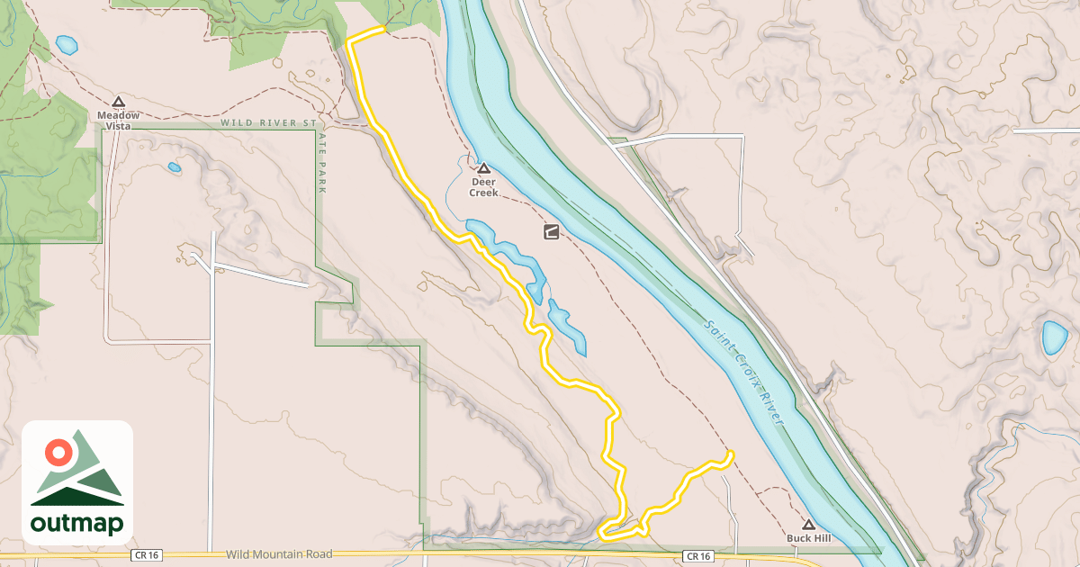 Map of Deer Creek Loop