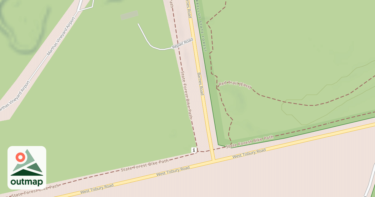 Map of Correllus Bike Path
