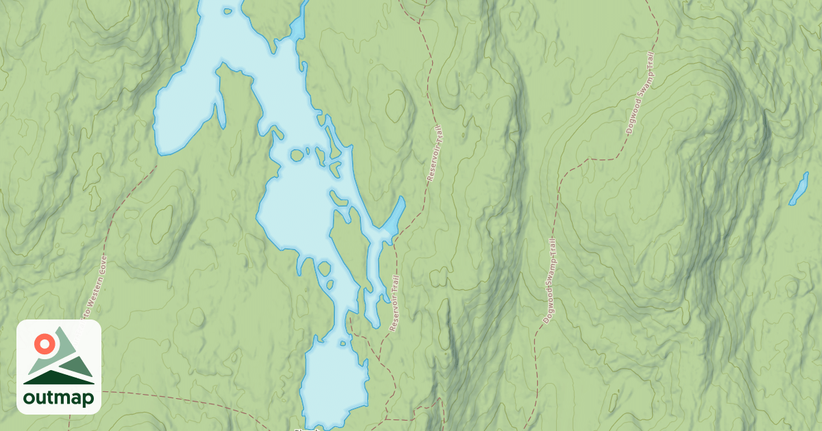 Map of Reservoir Trail