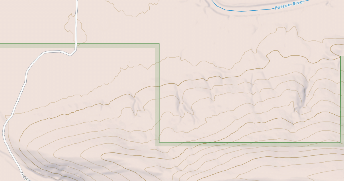 Map preview of POTEAU RIVER