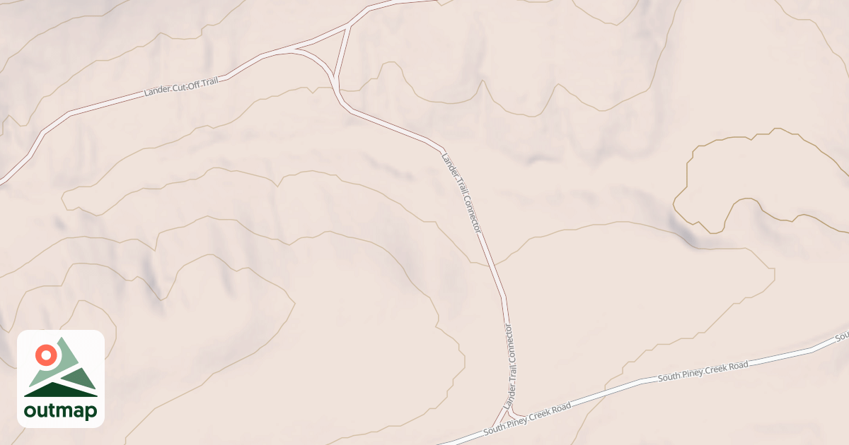 Map of LANDER TRAIL CONNECTION
