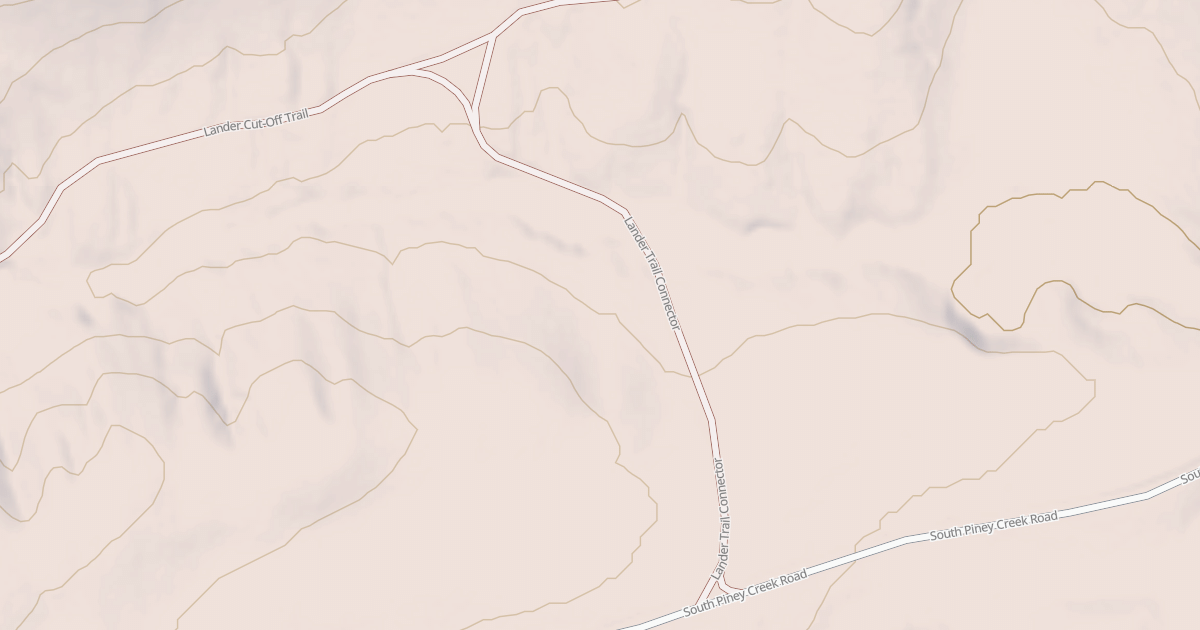 Map preview of LANDER TRAIL CONNECTION