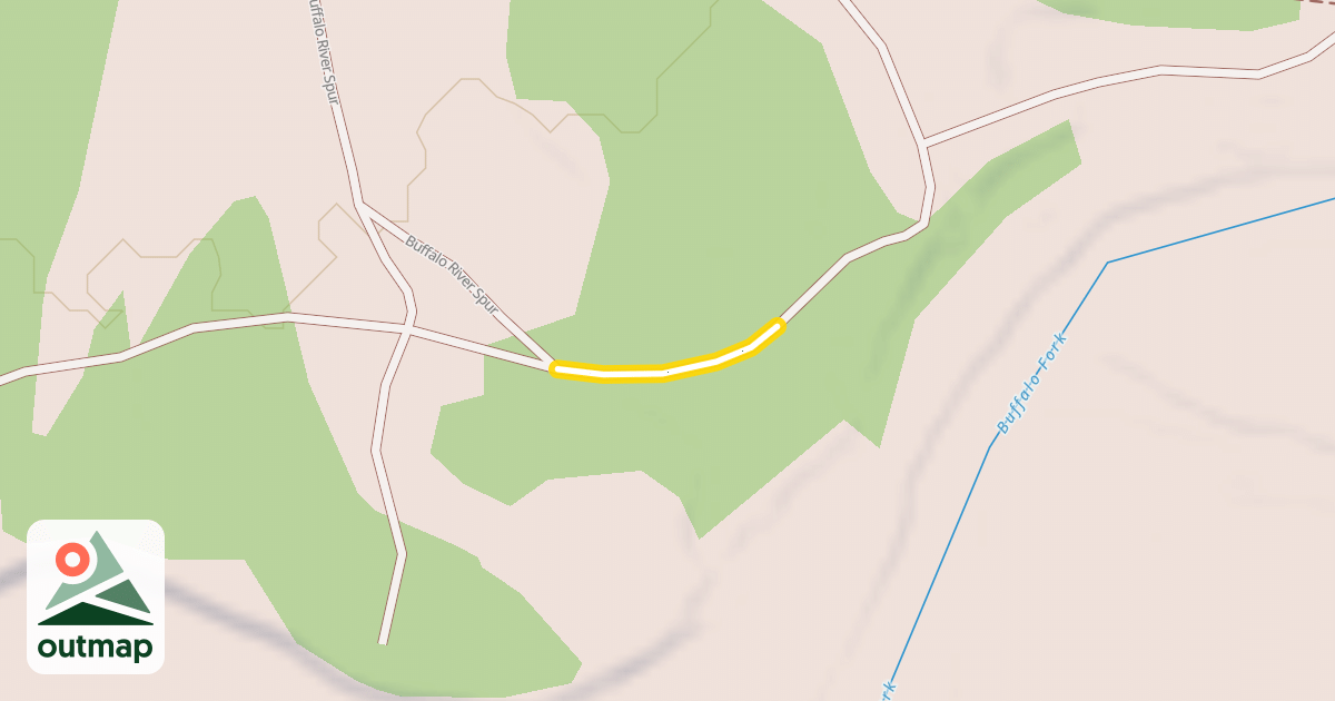 Map of Buffalo River Spur