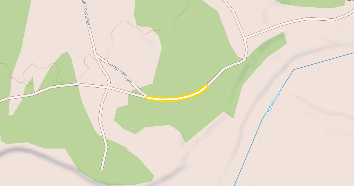 Map preview of Buffalo River Spur