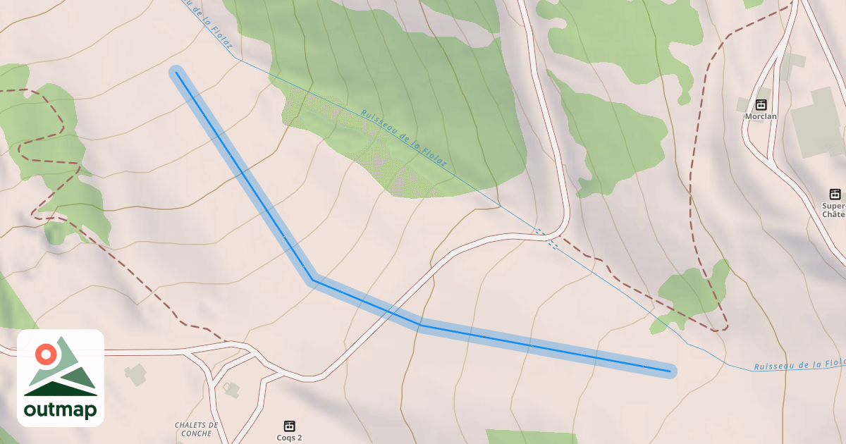 Map of La Combe