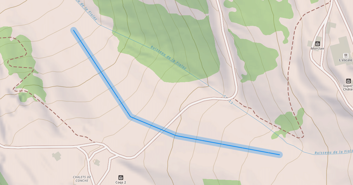 Map preview of La Combe