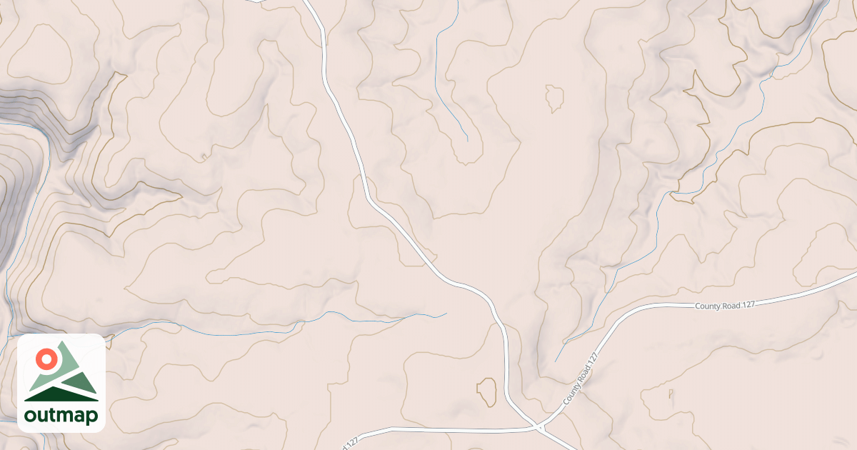 Map of COLD ROCK HOLLOW