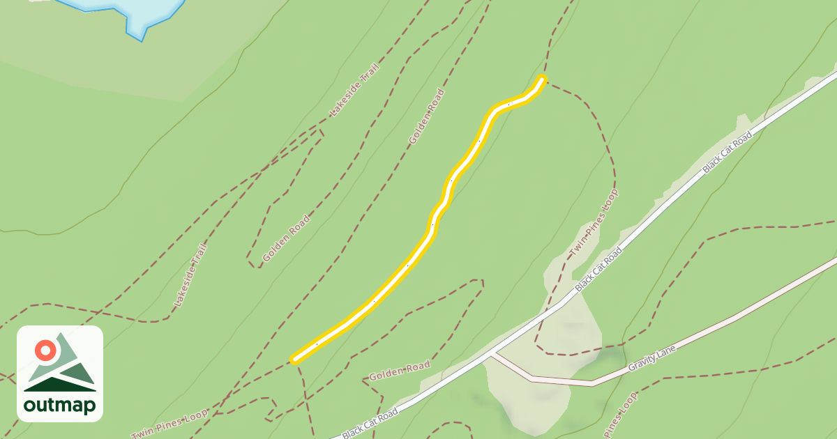 Map of Twin Pines Loop