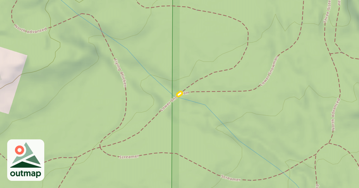 Map of Lower Snowman