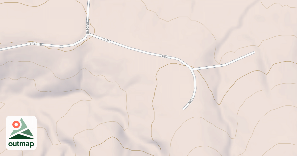 Map of JOHN BURNS MTN SPUR