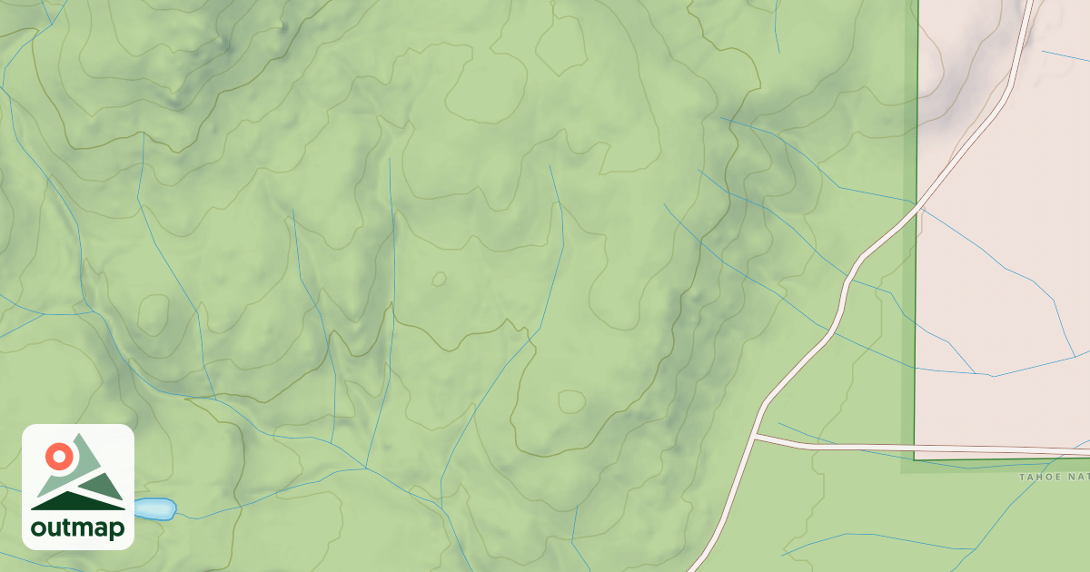 Map of CARMEN VALLEY SPUR