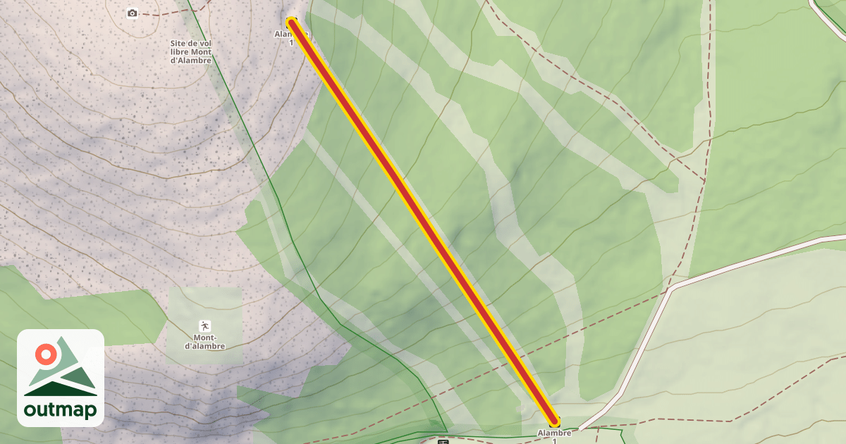Map of Alambre 1