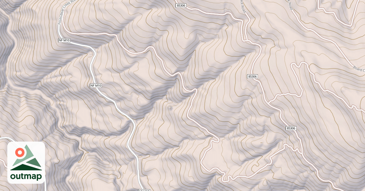 Map of SOUTH FORK