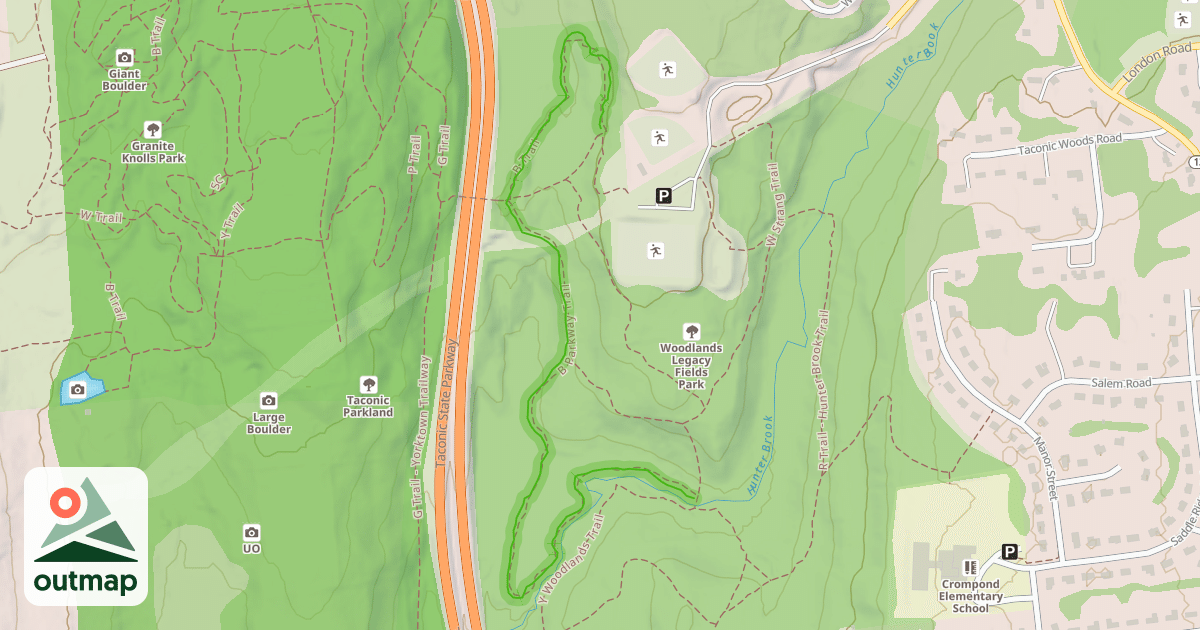 Map of Parkway Trail