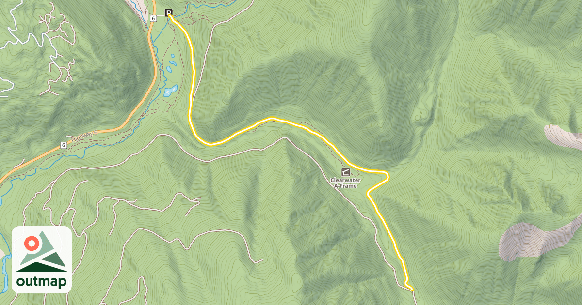 Map of Clearwater