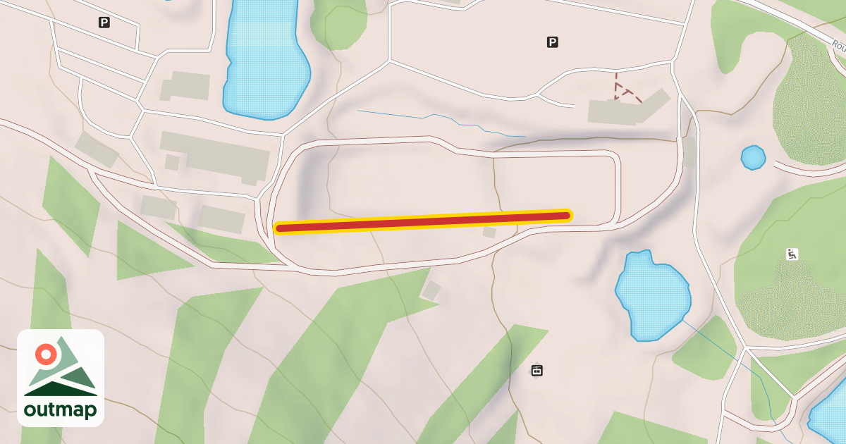 Map of Snow Tubing Lift