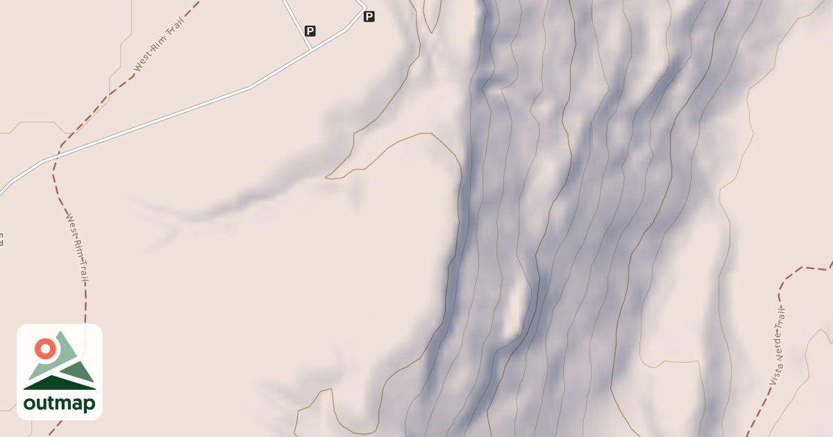 Map of Dead Cholla Trail