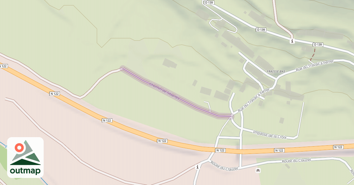 Map of Chemin des Sibardis
