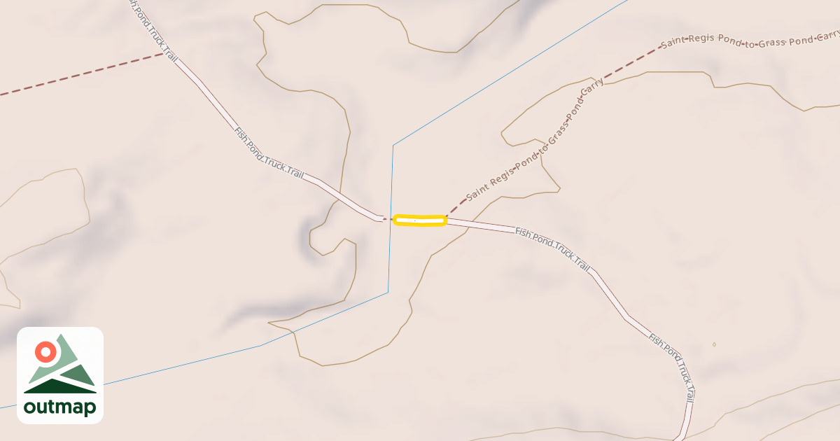 Map of Fish Pond Truck Trail