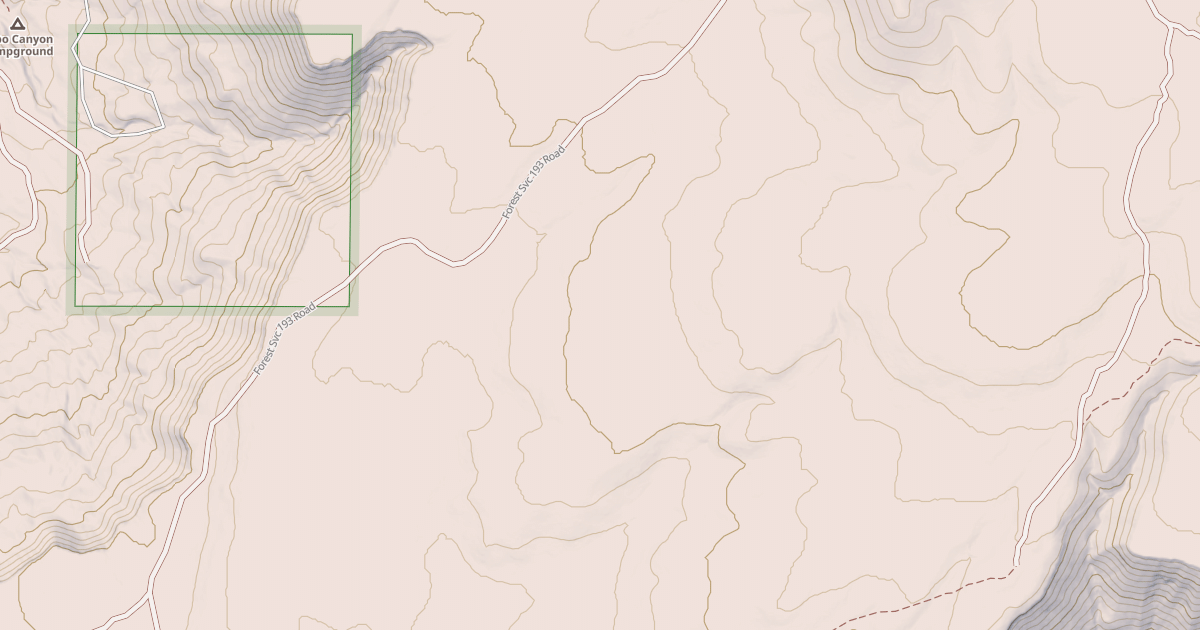 Map preview of USFS Motor Vehicle Use Map Roads {D305AF24-0BB5-49F1-B0FD-E1F15DF5DC01}