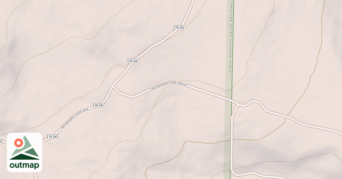 Map of RICHARDSON FORK 4X4-A