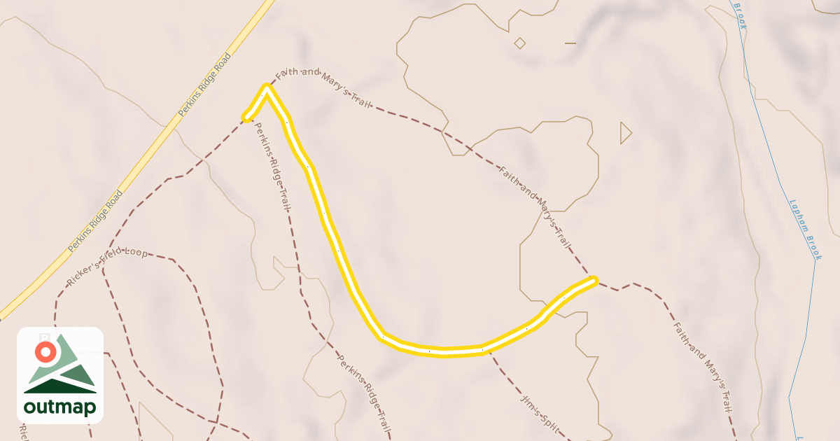 Map of Jim's Split