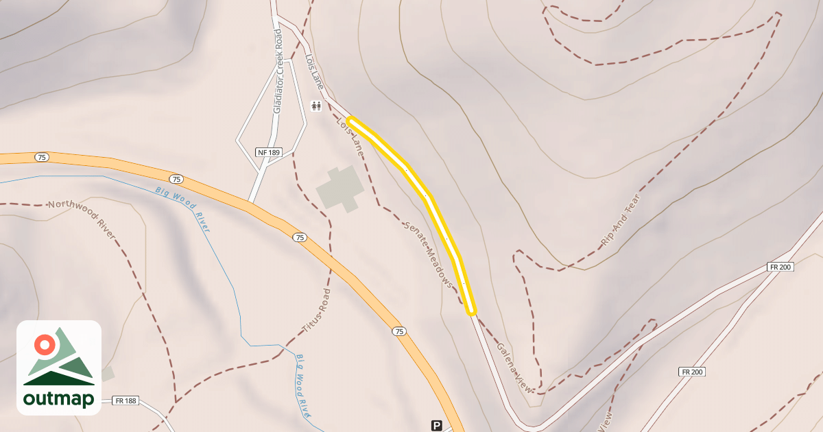 Map of Lois Lane