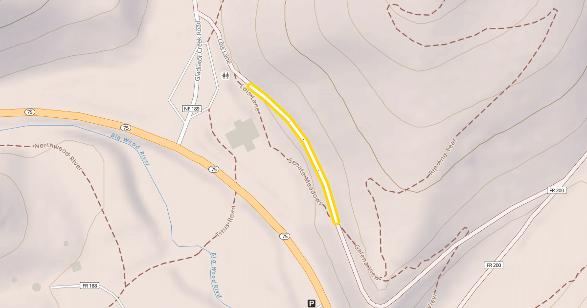 Map preview of Lois Lane